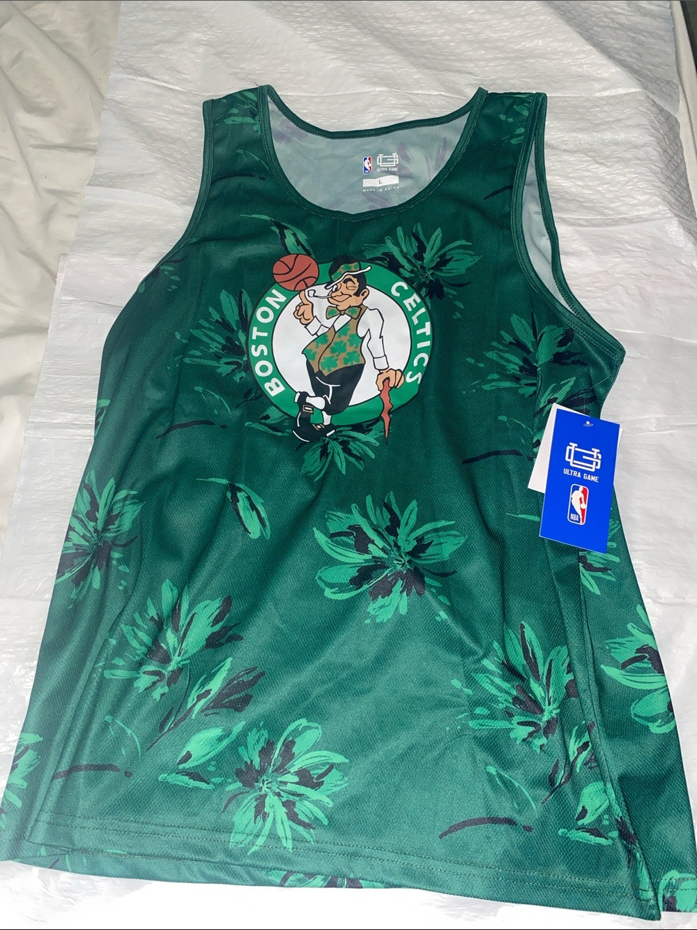 Boston Celtics Green Floral